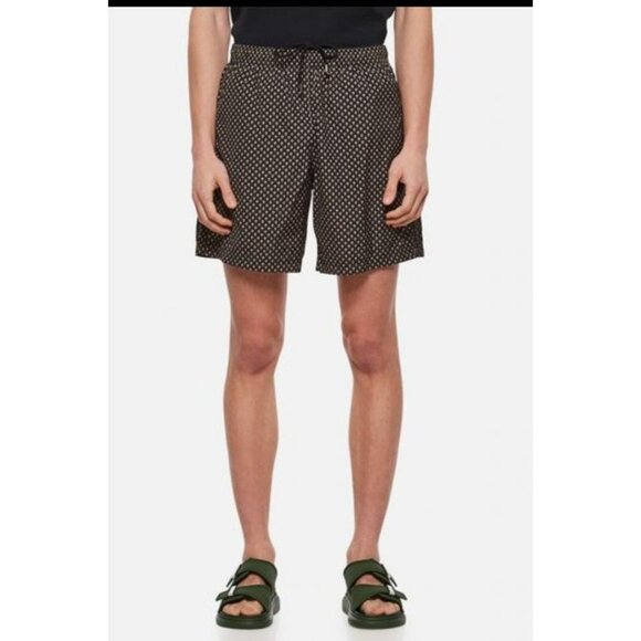 ALEXANDER MCQUEEN 'DOTS SKULL' Mens SWIMWEAR Size Small Designer Swim Trunks - Picture 1 of 9